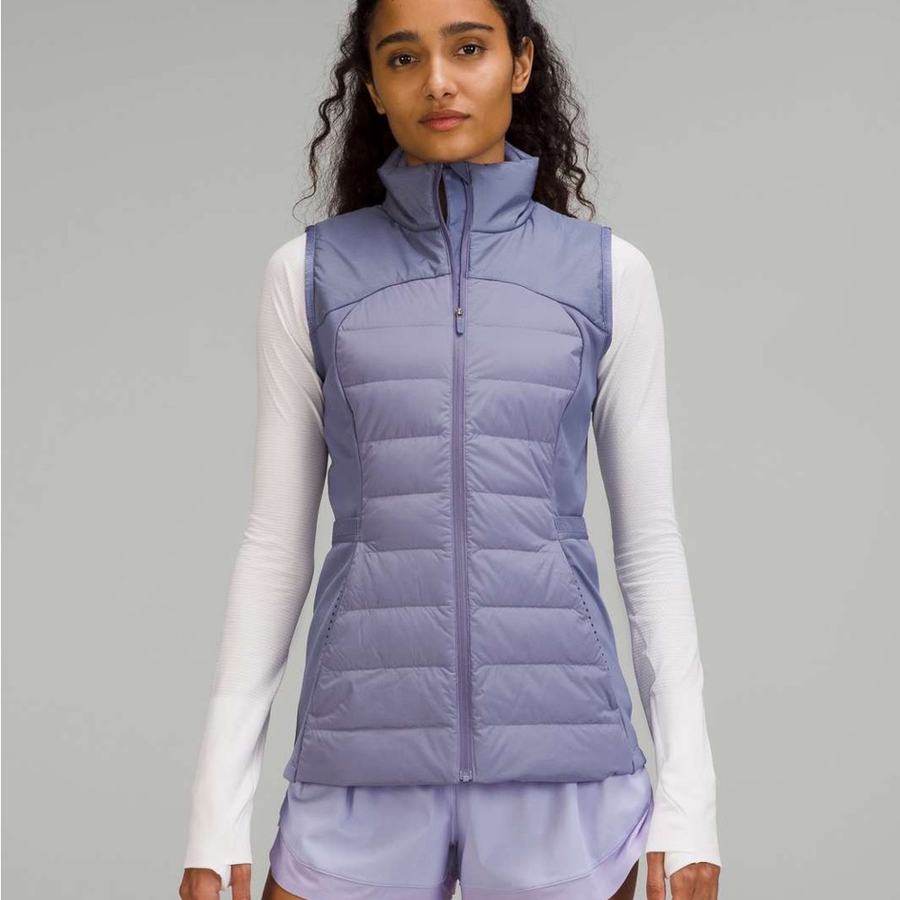 Lululemon periwinkle Down For it all vest